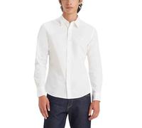 Levi's Long-Sleeve Battery Housemark Slim Camisa, Bright White, L Hombre
