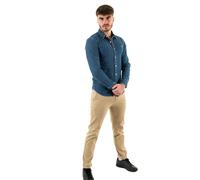Levi's Long-Sleeve Battery Housemark Slim Camisa, Lyon Battery Hm, XS Hombre