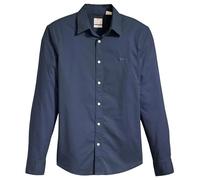 Levi's Long-Sleeve Battery Housemark Slim Camisa, Naval Academy, S Hombre