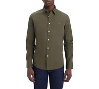 Levi's Long-Sleeve Battery Housemark Slim Camisa, Olive Night, M Hombre
