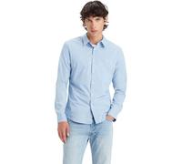 Levi's Long-Sleeve Battery Housemark Slim Camisa, Soft Chambray Blue, XXL Hombre