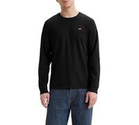 Levi's Long-Sleeve Original Housemark Tee, T-Shirt para Hombre, Mineral Black, XL