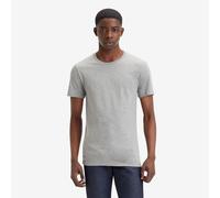LEVI'S Lote de 2 camisetas slim con cuello redondo. Color gris jaspeado + blanco