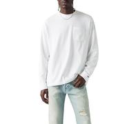 Levi's LS Authentic PKT tee Camiseta, White +, S Hombres