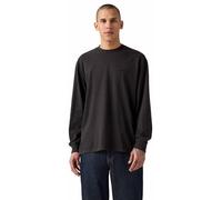 Levi's LS Authentic tee Camiseta, Mineral Black Garmen, M Hombres