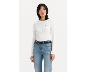 Levi's Ls Baby Tee White Talla: XS | Manga Larga Outlet | Mujer | Blanco