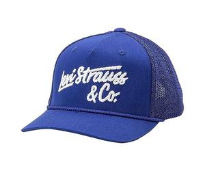Levi's LS&Co EMBRODIERED Flex FIT Trucker Mixto, Azul Real, Talla única