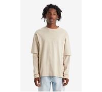 Levi's Ls Long-sleeved T-shirt Beige Talla: L | Manga Larga Outlet | Hombre | Marrón