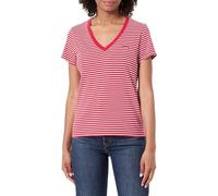 Levi's Lse Vneck T-Shirt, Indigo Stripe Scarle, XS Mujer