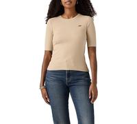 Levi'S Luca Slim tee - Camiseta para Mujer, Beige, M