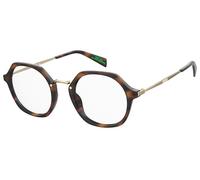 LEVI'S LV 1070 Gafas, Havana, 48 para Mujer