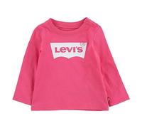 Levi's Lvg L/S Batwing Tee, Camiseta Niñas, Rosa Camelia, 36 meses
