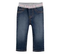 Levi's Lvg Pull On Skinny Jean, Pantalones Bebé-Niñas, Azul (Tercero Oeste/Rosa), 9 meses