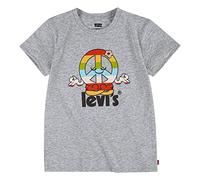 Levi's Lvg short sleeve graphic tee shirt Niñas Gris (Gris Claro Jaspeado) 2 años