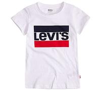 Levi's Lvg sportswear logo tee Niñas Blanco (White) 8 años