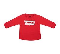 Levi's LVG SS BATWING TEE 3E4234, Camiseta SS Niñas, Rojo (Superred), 3 años