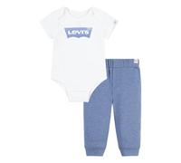 Levi's LVN Batwing Bodysuit Set 6EK336 Trajes coordinados, Egret, 6M para Bebés