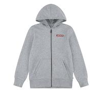 Levi's Lvn Boxtab Full Zip Hoodie, Sudadera Bebe Niños, Gris (Gris Brezo), 10 años