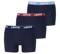 LEVIS MEN REPEAT LOGO BOXER BRIEF 3P navy/color co L