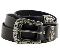 Levi's Men's Go West Belt, Caviar, 110, Caviar, 110 cm