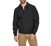 Levi's Men's Lightweight Softshell Varsity Rib Knit Bomber Jacket Chaqueta, Negro, L para Hombre