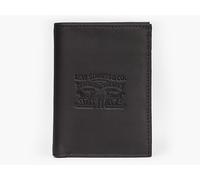 Levi's Men'sFull Grain Leather (portrait style) Vintage Two Horse Wallet black