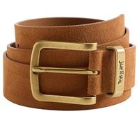 Levi's Metal Two Horse Keeper Belt Ov Cinturón de Cuero Bovine, Caramel Cafe, 105 cm Hombres