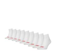 LEVIS Mid Cut Batwing Logo Cuarto, Blanco, 43-46 (Pack de 9) Unisex Adulto