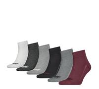 Levi's Mid Cut Batwing Logo Cuarto, Combo de Color, 39-42 (Pack de 6) Unisex Adulto