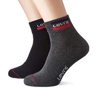Levi's Mid Cut Sport Logo 6p Ecom, Logotipo deportivo de corte medio 6p Ecom de los hombres, mid grey/black, 043