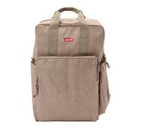 LEVI'S ® Mochila 'Large L-Pack Backpack' gris / rojo sangre / blanco One Size gris / rojo sangre / blanco