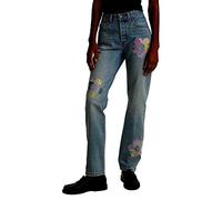 Levi's Mujer 501 Jeans for Women, Fresh As A Daisy, 28W / 32L