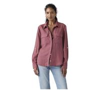 Levi's Mujer Blusa Elaine Utility con Tapeta de Botones, Relaxed Fit, Rosa (Crushed Berry GD), S