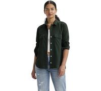 Levi's Mujer Camisa Doreen Utility con Cuello francés, Standard Fit, Negro (Black Sand GD 1), XS