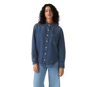 Levi's Mujer Camisa Harlie Boyfriend Play Around Blue L