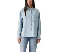 Levi's Mujer Camisa Harlie Boyfriend Where Is She Blue M