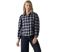 Levi's Mujer Camisa Western Journey con Botones, Standard Fit, Azul (Alarcon Plaid Navy), XS