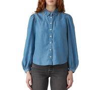 Levi's Mujer Camisa Western Journey con Botones, Standard Fit, Azul (Bright Mid Stone), M