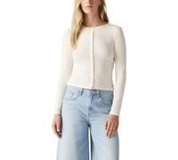 Levi's Mujer Camiseta de Manga Larga Dry Goods Pointelle Gardenia White M