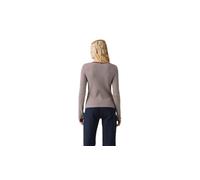Levi's Mujer Camiseta de Manga Larga Dry Goods Punto Waffle End On End Stripe Burgundy Red L