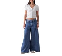 Levi's Mujer Camiseta Muse Vanilla Stripe Caviar Black S