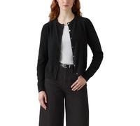 Levi's Mujer Cárdigan Supersoft de Cuello Redondo Anthracite Night Cotton Blend Black XS