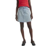 Levi's Mujer Falda Vaquera Mini Flounce Mid Rise, Corte en A, Azul (Look At Blue), 25