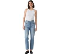 Levi's Mujer Jeans 501 Crop High Rise, Straight Fit, Azul (Spark My Spurs), W26/L26
