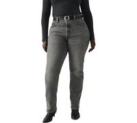 Levi's Mujer Jeans 501 High Rise, Straight Fit, Gris (Pretty Pleasing), W26/L30