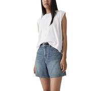 Levi's Mujer Jeans Corto High Rise, Baggy Fit, Azul (Stop Flaxing Short), 30