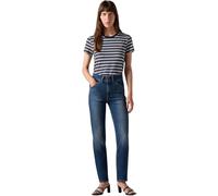Levi's Mujer Jeans Tailored 724 High Rise, Straight Fit, Azul (Dark Woods), W25/L32