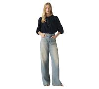 Levi's Mujer Jeans XL Straight Mid Rise, Baggy Fit, Azul (Gamble Time), W25/L31