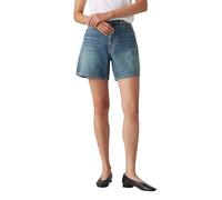 LEVI'S ® Pantalón 'HIGH BAGGY SHORT WHERES MY PHO IN LINEN DENIM' azul denim, Talla 40