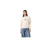Levi's Mujer Sudadera con Cuello Redondo Graphic Heritage Sport Crew Regatta Flags Egret Greys L